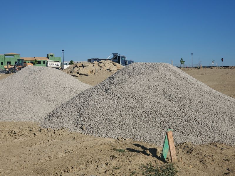 Bulk Gravel Stockpile